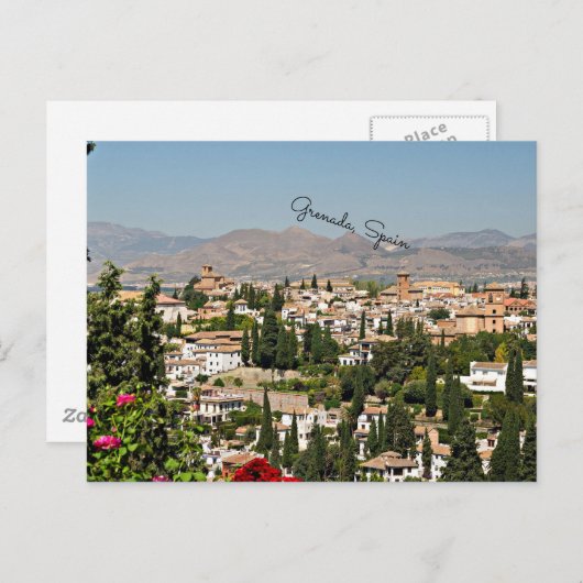 Grenada, Spanje cityscape Briefkaart (Voorkant / Achterkant)