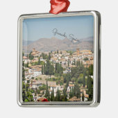 Grenada, Spanje cityscape Metalen Ornament (Links)