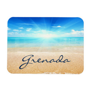 Grenada strandzonsopkomst magneet