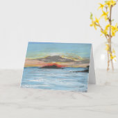 Grenada Sunset Holiday Card Kaart (Gele Bloem)