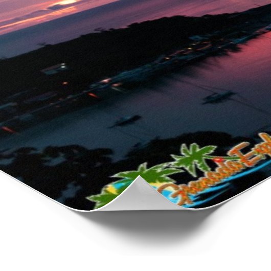 Grenada Sunset Poster (Hoek)