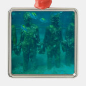 Grenada Underwater Sculpture Park Metalen Ornament (Voorkant)