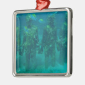 Grenada Underwater Sculpture Park Metalen Ornament (Links)