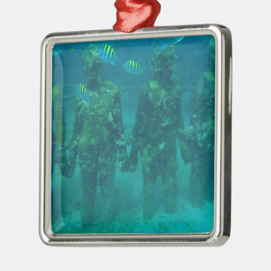 Grenada Underwater Sculpture Park Metalen Ornament (Links)