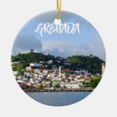 Grenada Vacation Panoramic Kerstmis Ornament (Voorkant)