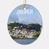 Grenada Vacation Panoramic Kerstmis Ornament (Links)
