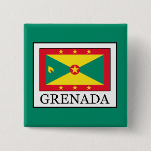 Grenada Vierkante Button 5,1 Cm
