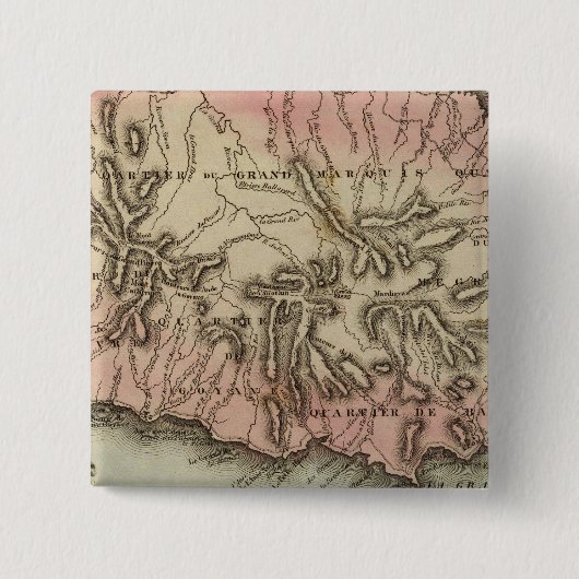 Grenada Vierkante Button 5,1 Cm (Voorkant)