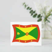 Grenada Vlag Ansichtkaart Briefkaart (Staand voorkant)