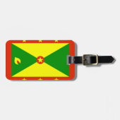 Grenada vlag bagagelabel (Voorkant horizontaal)