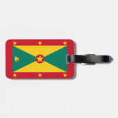 Grenada vlag bagagelabel (Achterkant horizontaal)