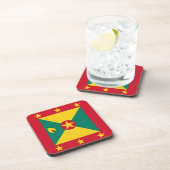 Grenada vlag bier onderzetter (Rechterzijde)