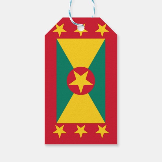 Grenada vlag cadeaulabel (Achterkant)