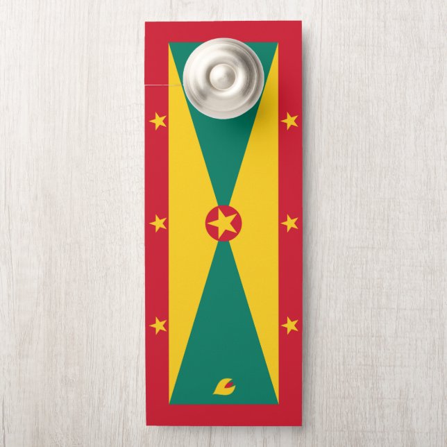 Grenada vlag deurhanger (Op knop)