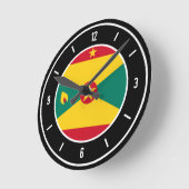 Grenada Vlag Elegant Ronde Klok (Hoek)