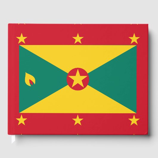 Grenada vlag gastenboek (Voorkant)