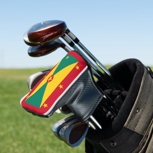 Grenada vlag golfheadcover (Insitu)