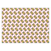 GRENADA VLAG KAART Patriottisch Grenadian Tafelkleed (Voorkant (Horizontaal))
