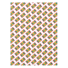 GRENADA VLAG KAART Patriottisch Grenadian Tafelkleed