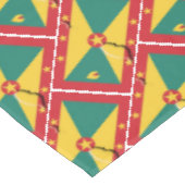 GRENADA VLAG KAART Stijlvol Patriottisch Tafelkleed (Gekanteld)