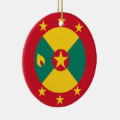 Grenada vlag keramisch ornament (Rechts)