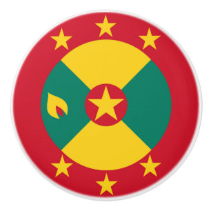 Grenada vlag keramische knop