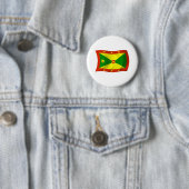Grenada Vlag Knop Ronde Button 5,7 Cm (In situ)