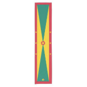 Grenada vlag korte tafelloper (Voorkant)
