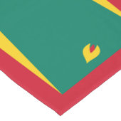 Grenada vlag korte tafelloper (Hoek)