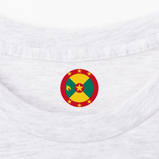 Grenada vlag labels (Aangebracht)