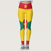 Grenada vlag leggings (Voorkant)