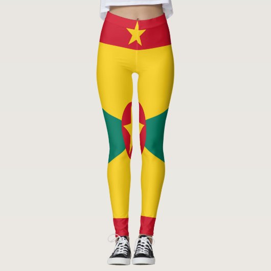 Grenada vlag leggings (Voorkant)