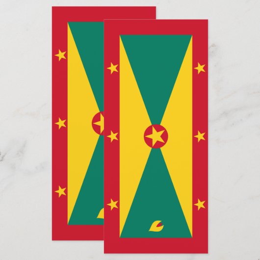Grenada vlag menu (Voorkant / Achterkant)