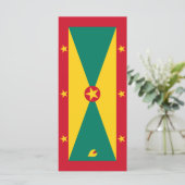 Grenada vlag menu (Staand voorkant)
