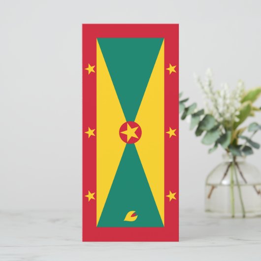 Grenada vlag menu (Staand voorkant)
