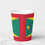 Grenada vlag papieren bekers (Rechts)