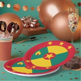 Grenada vlag papieren bordje