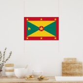 Grenada vlag poster (Keuken)