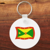 Grenada Vlag Sleutelhanger (Voorkant)