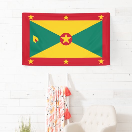 Grenada vlag spandoek (Insitu)