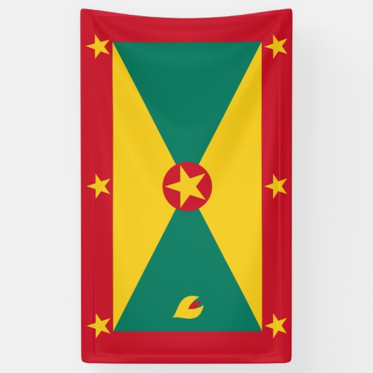 Grenada vlag spandoek (Verticaal)