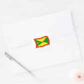 Grenada Vlag Sticker (Envelop)