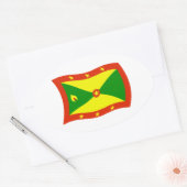 Grenada Vlag Sticker (Envelop)