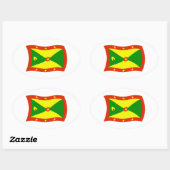 Grenada Vlag Sticker (Vel)