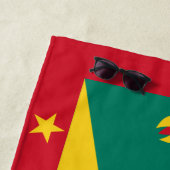 Grenada vlag strandlaken (In situ)