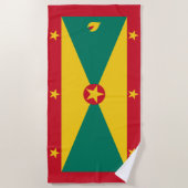 Grenada vlag strandlaken (Voorkant)