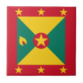 Grenada vlag tegeltje (Voorkant)