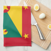 Grenada vlag theedoek (Quarter Fold)