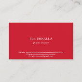 Grenada vlag visitekaartje (Achterkant)