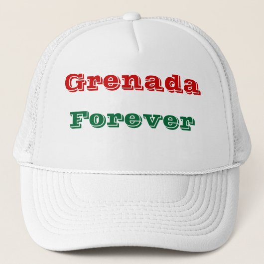 Grenada voor altijd trucker pet (Voorkant)